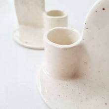 Load image into Gallery viewer, Candleholders - Set of 2 Calico Ceramics