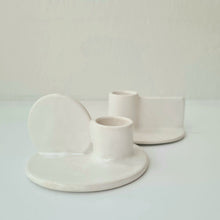 Load image into Gallery viewer, Candleholders - Set of 2 Calico Ceramics
