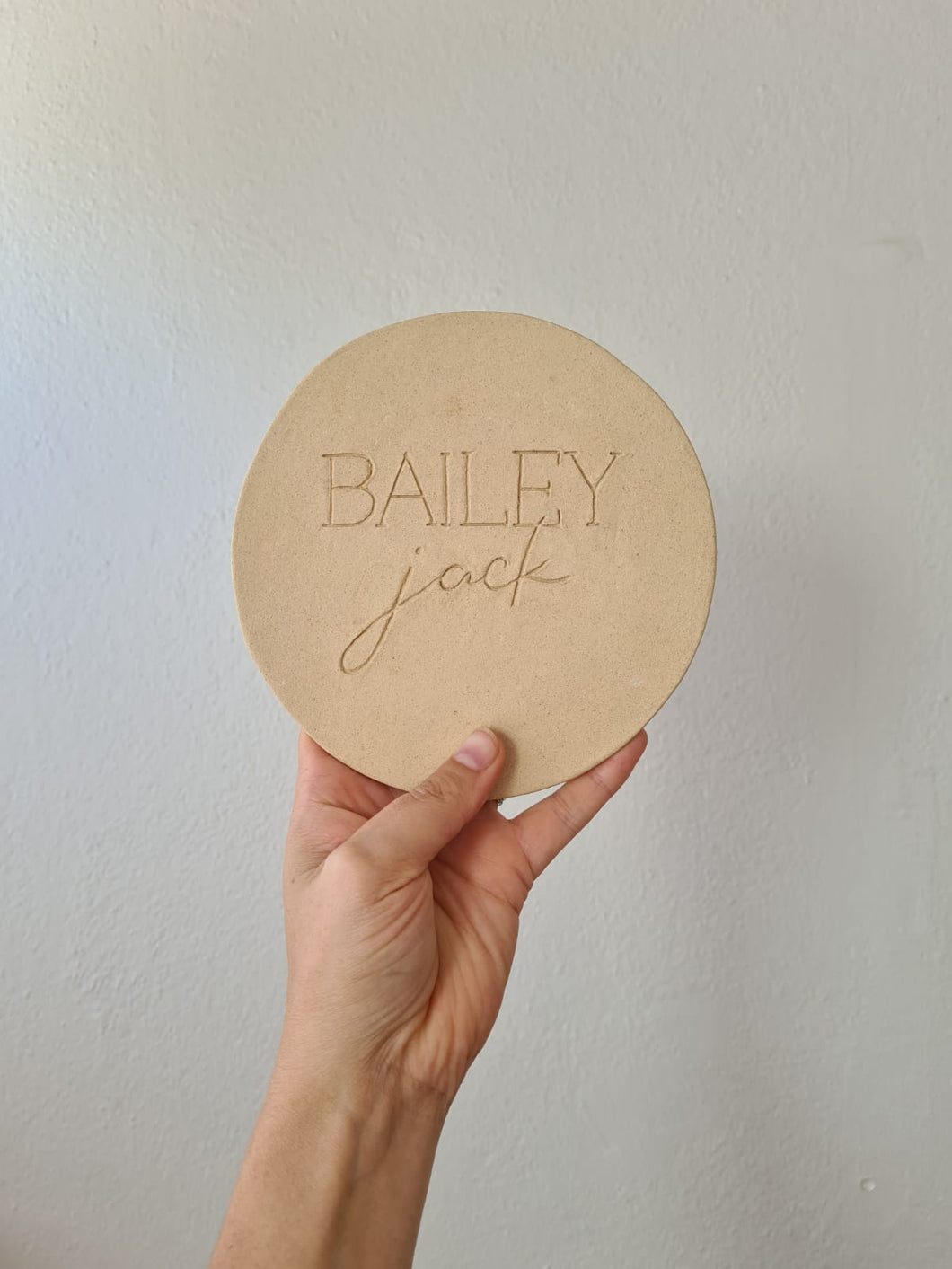 Bailey Plaque Calico Ceramics