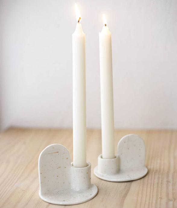 Candleholders - Set of 2 Calico Ceramics