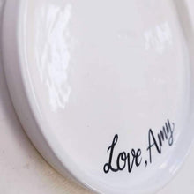 Load image into Gallery viewer, Custom Hand-Lettered Plates Calico Ceramics
